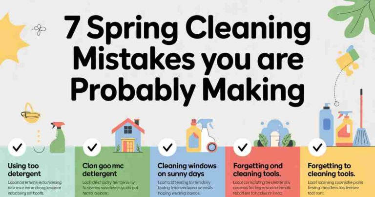 7 Spring Cleaning Mistakes You Are Probably Making