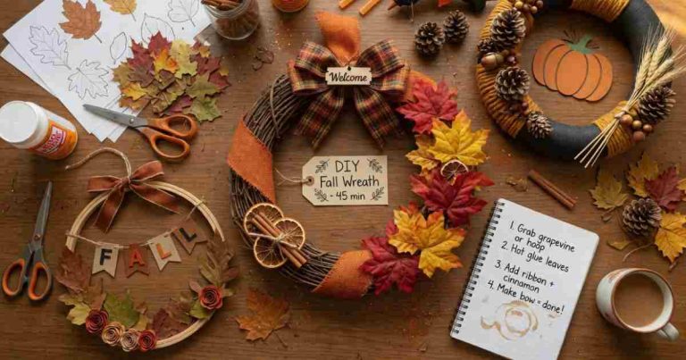 DIY Fall Wreath Ideas You Can Make In One Afternoon