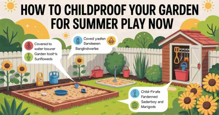 How To Childproof Your Garden For Summer Play Now