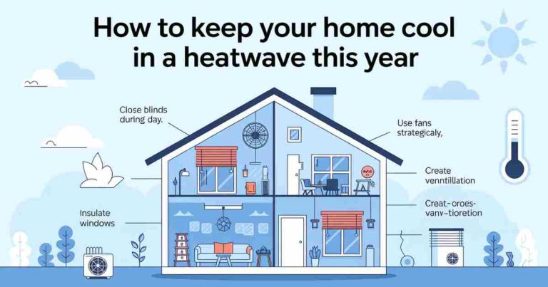 How To Keep Your Home Cool In A Heatwave This Year