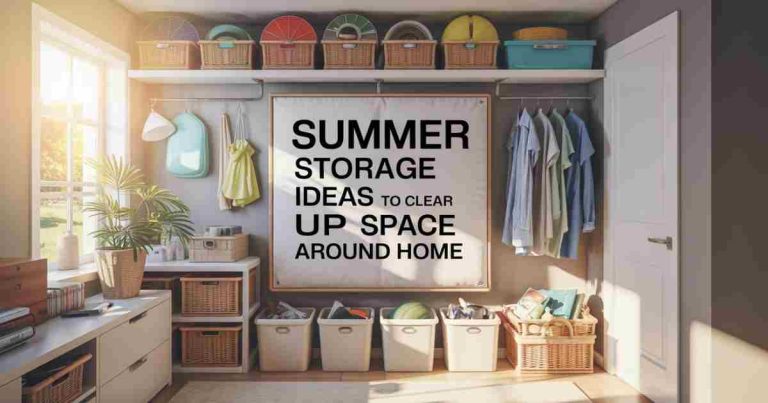 Summer Storage Ideas To Clear Up Space Around Home