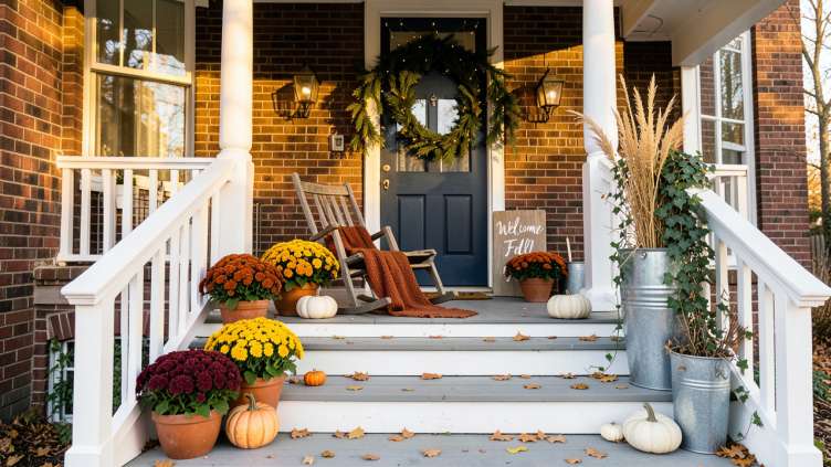 Best Fall Porch Decor Ideas For Curb Appeal Now