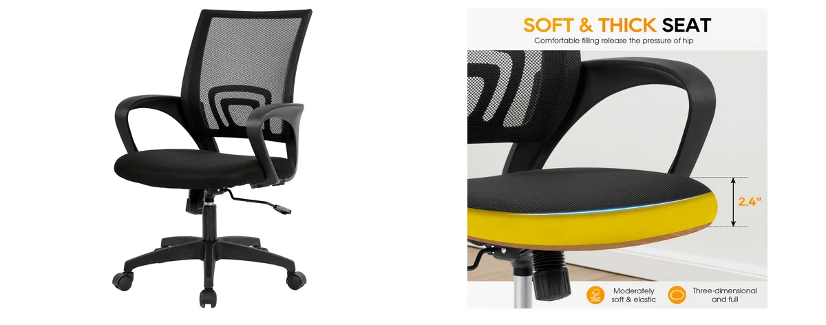 BestOffice 18 inches (W) x 18 inches (D) x 38 inches (H) images
