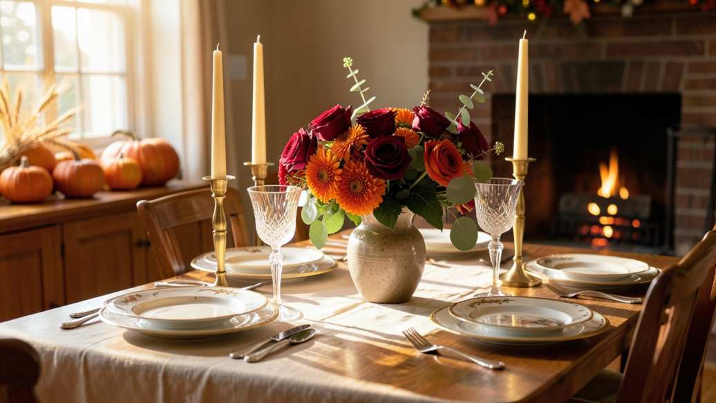 Dining Area and Table Setting