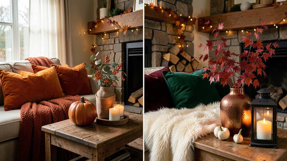 Fall Home Decor Ideas: 9 Cosy Room Transformations - Comparing Options