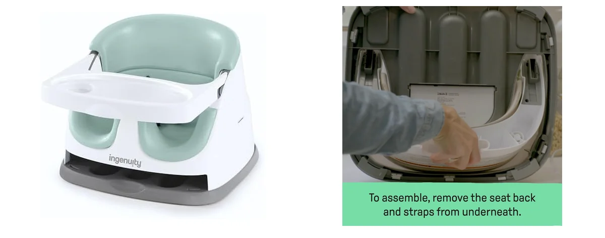 Ingenuity Baby Base 2-in-1 Booster Feeding and images