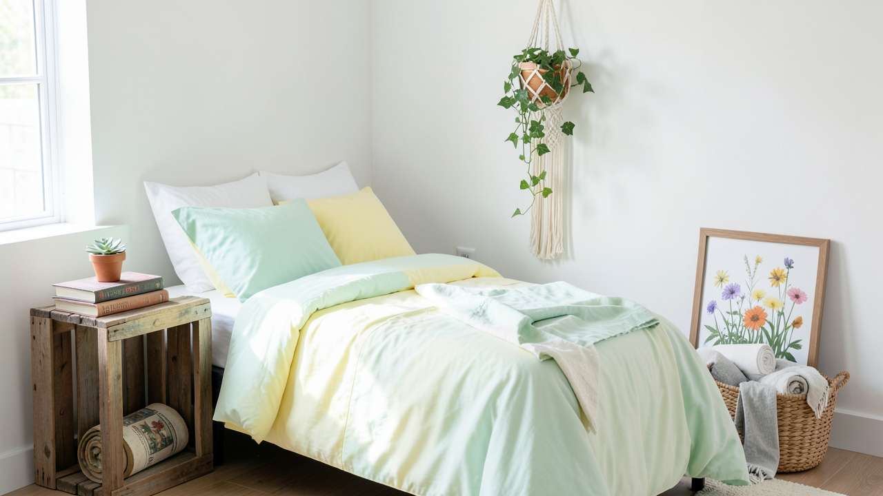Smart Shopping and Organization for a Spring Bedroom
