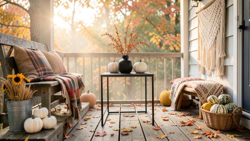 Styling Small Front Porch Fall Decor Ideas for Terraces Across Different Aesthetics