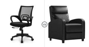 Comparison of NEO CHAIR 24in and Homall 22.1D x 22.1W x 17.7H in